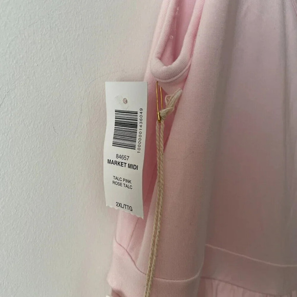 Aritzia Wilfred NWT Market Midi Dress in Talc Pink Size 2XL - Picture 9 of 10